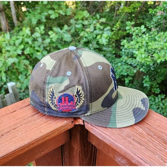 New York Yankees Mens Hat Cap New Era MLB 59Fifty Fitted - Size 7 1/4 Camouflage - Picture 10 of 16